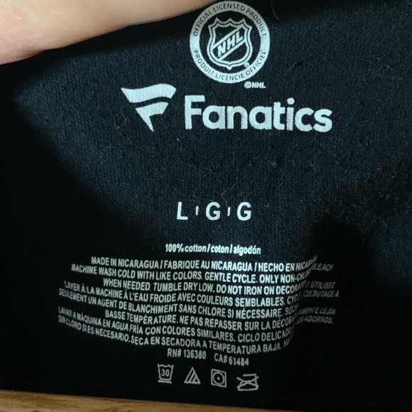 Fanatics Pittsburgh Penguins Tee Shirt size L - Picture 3 of 4